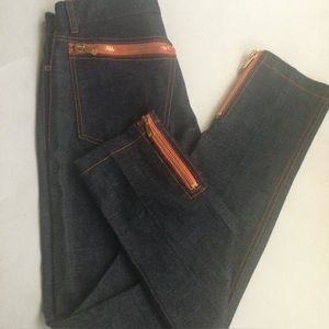 Michael Kors Italy Zippy Dark Jeans NWOT